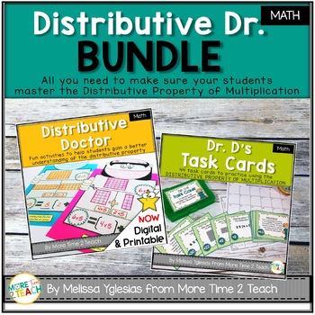 Preview of Distributive Property of Multiplication Bundle | DISTANCE LEARNING
