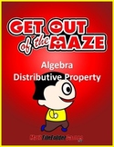 Distributive Property Mazes (Fun Worksheets)