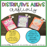 Distributive Property Aliens (Craftivity & Worksheet)