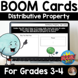 Distributive Property BOOM Deck for 3rd and 4th Graders: 12 Cards