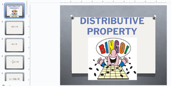 Preview of Distributive Property Bingo!