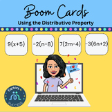Distributive Property -  Boom Cards!