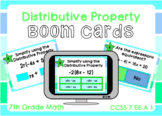 Distributive Property Boom Cards-Digital Task Cards