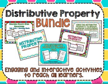 Preview of Distributive Property Bundle