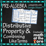 Distributive Property & Combining Like Terms for Google Slides™