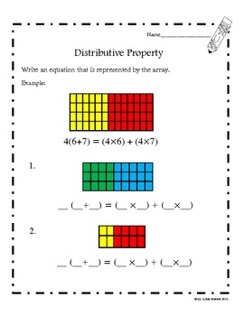 Distributive Property (Common Core Aligned) by Loida | TpT