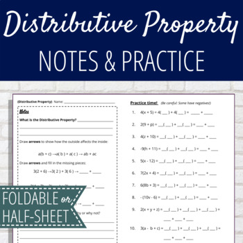 Preview of Distributive Property Examples