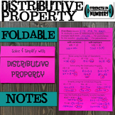 Distributive Property Foldable Notes Interactive Notebook