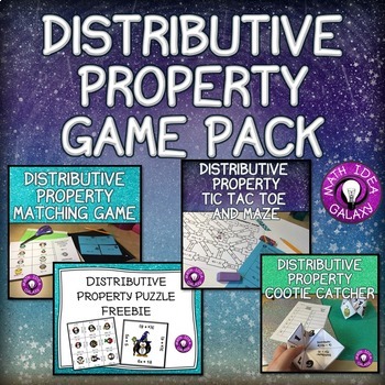 Preview of Distributive Property Activities Bundle