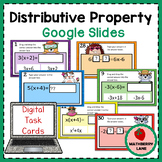 Distributive Property Practice Google Slides Digital Task Cards