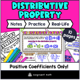 Distributive Property of Multiplication Guided Notes & Doo