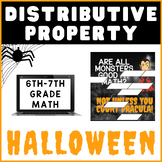 Distributive Property | HALLOWEEN | Digital Math Mystery P
