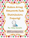 Distributive Property - Hidden Arrays - {Homework/Classwor