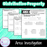 Distributive Property Investigation with Area