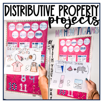 Preview of Distributive Property Math Project