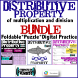 Distributive Property Multiplication/Division BUNDLE: note