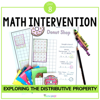 Preview of Distributive Property Multiplication Exploration | Math Unit