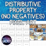Distributive Property (No Negatives) Activity (Pixel Art)