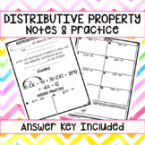 Distributive Property Notes & Guided Practice