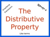 Distributive Property Power Point and Handouts