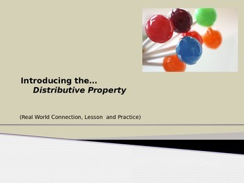 Preview of Distributive Property (PowerPoint)