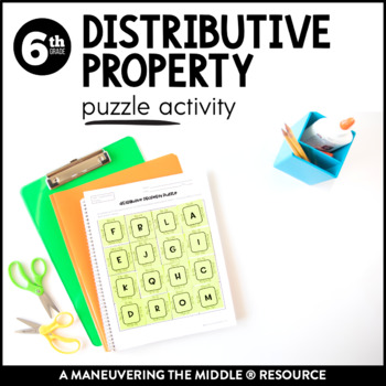 Preview of Distributive Property Activity | Forming Equivalent Expressions Activity
