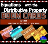 Distributive Property: Solving Equations Boom Cards