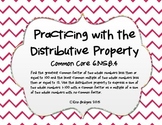 Distributive Property Task Cards