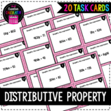 Distributive Property Task Cards + Google Slides™