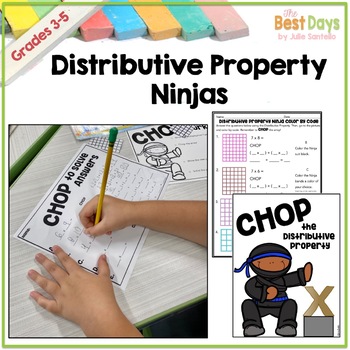 Preview of Distributive Property of Multiplication with Arrays and Anchor Chart