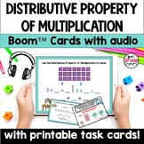 Distributive Property of Multiplication Boom Cards & Math 