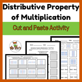 Distributive Property of Multiplication - Cut and Paste Activity