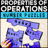 Distributive Property of Multiplication Number Puzzle - Di