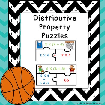 Preview of Distributive Property of Multiplication Game 3rd Grade Math Activity 3.OA.5