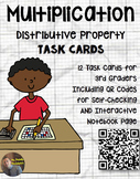 Distributive Property of Multiplication Task Card Word Pro