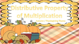 Distributive Property of Multiplication Task Cards {Fall /