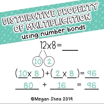 Preview of Distributive Property of Multiplication Using Number Bonds