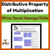 Distributive Property of Multiplication - Winter Secret Me