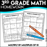 Multiply by Multiples of 10 Worksheets