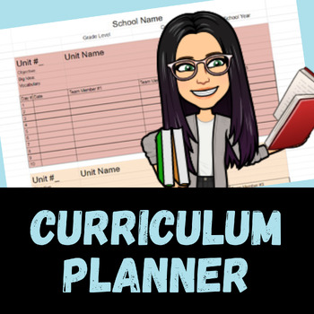 Preview of District Wide Curriculum Plan Template