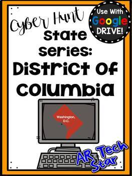 Preview of District of Columbia Digital Cyber Hunt for Google Slides - Distance Learning