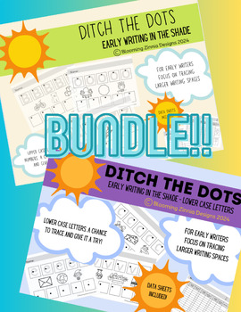 Preview of Ditch the Dots -Early Writers Bundle!