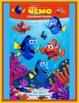 Preview of Dive into Adventure: Explore Our Finding Nemo Coloring Pages!