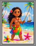 Dive into Adventure: Printable Moana Coloring Pages for Kids
