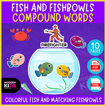 Preview of Dive into Learning: Compound Words for Fish and Fishbowls