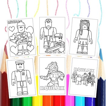 Dive into Roblox Universe: Printable Roblox Coloring Pages Collection ...