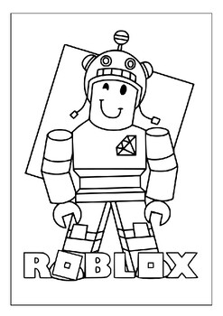 Roblox character coloring page Doors 