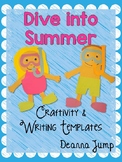 Dive into Summer  Writing Craftivity and Templates