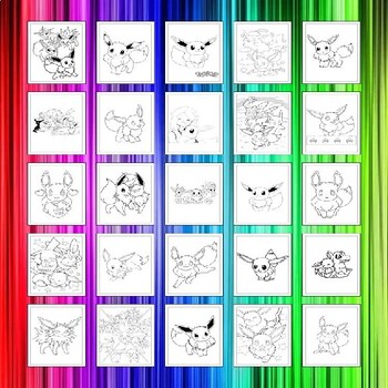 Pokemon coloring pages eeve evolution  Pokemon coloring pages, Pokemon  coloring sheets, Pokemon coloring