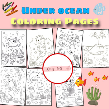 Preview of Dive into the Undersea World with these unique Coloring Sheets